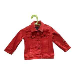 CATIMINI Baby Girl Embroidered Jean Jacket 18 months